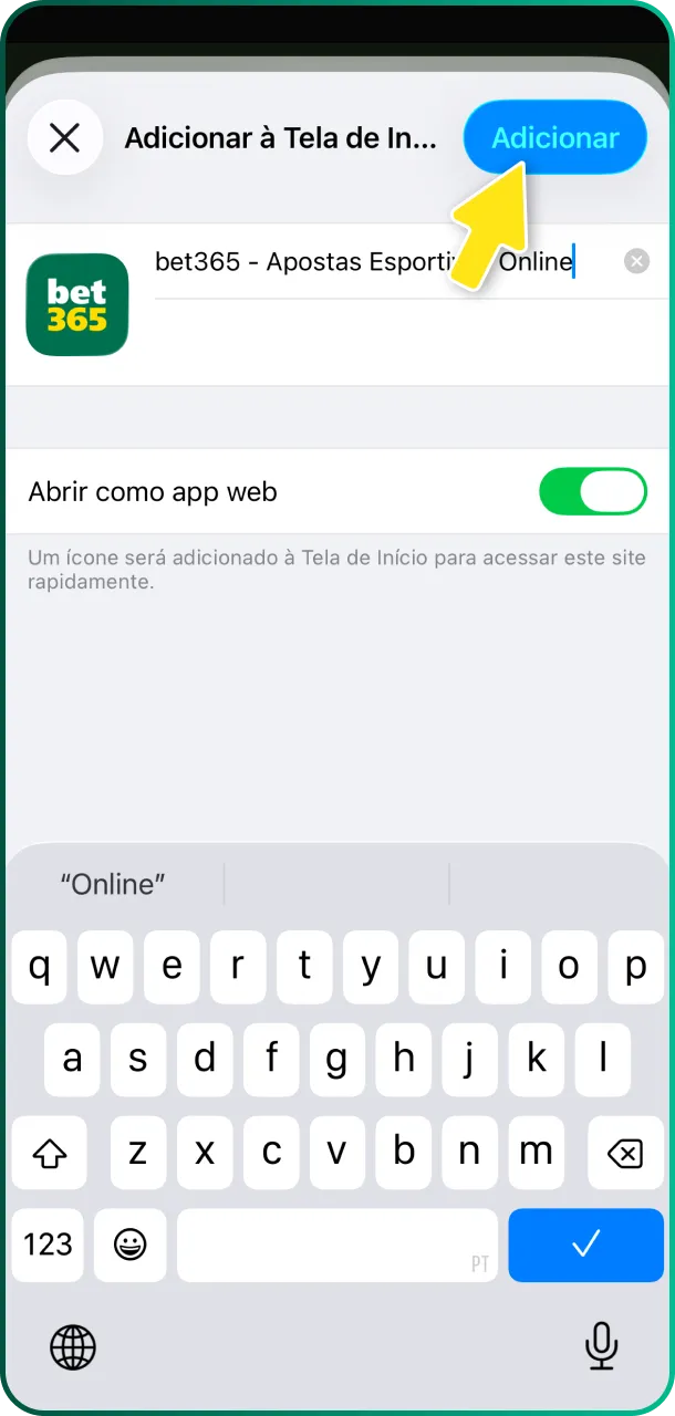 Verifique o acesso direto no seu menu para concluir o processo da Bet365 com sucesso.