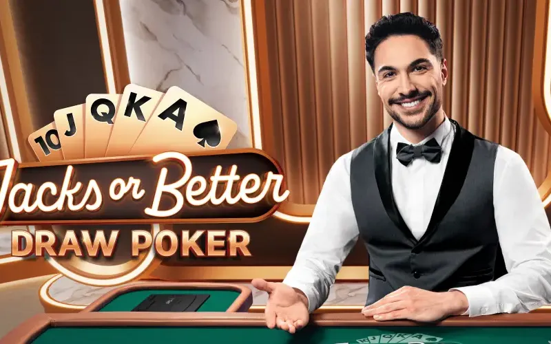 Forme a melhor mão possível e ganhe prêmios no Jacks or Better Draw Poker da Bet365.