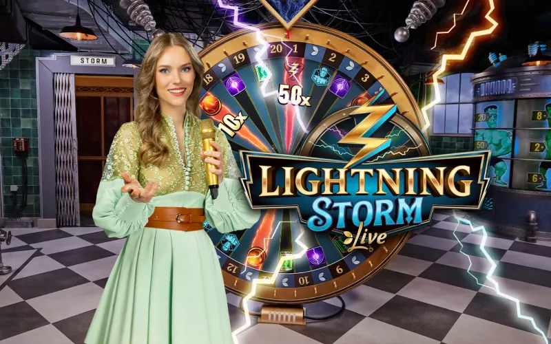 Sinta a energia e a adrenalina de ganhar na Lightning Storm da Bet365.